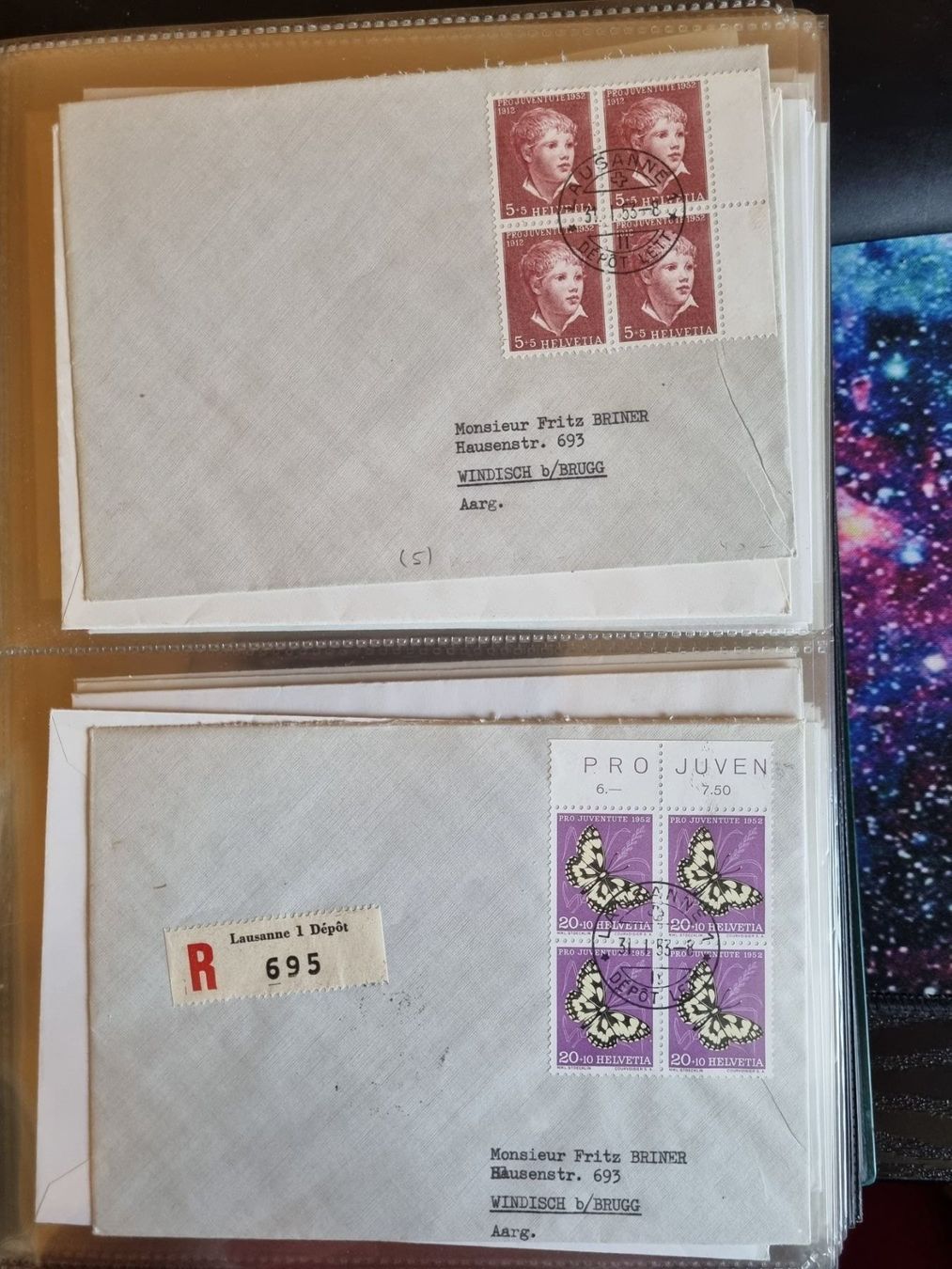 Alle Briefmarken: LOT CH PRO JUV. BELEGE – Gebraucht aus Dintikon von bonita099