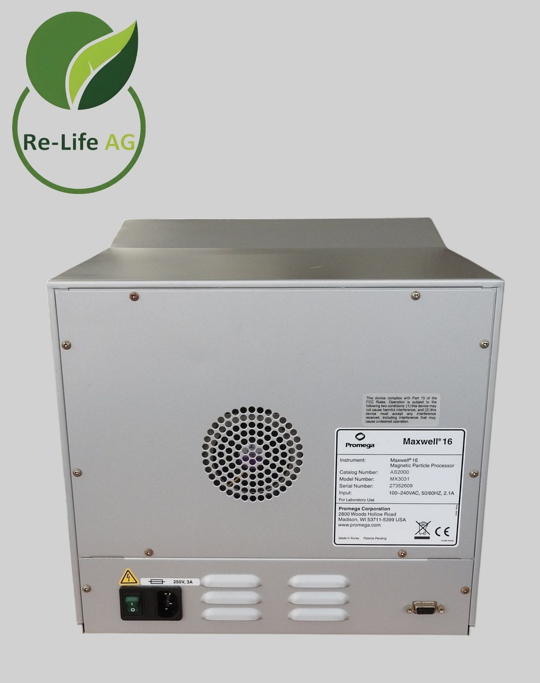 Alle Maschinen: Promega | MaxWell 16 | Nucleic Acid Extraction System – Gebraucht aus Reinach BL von Re-LifeAG_Labor2 5