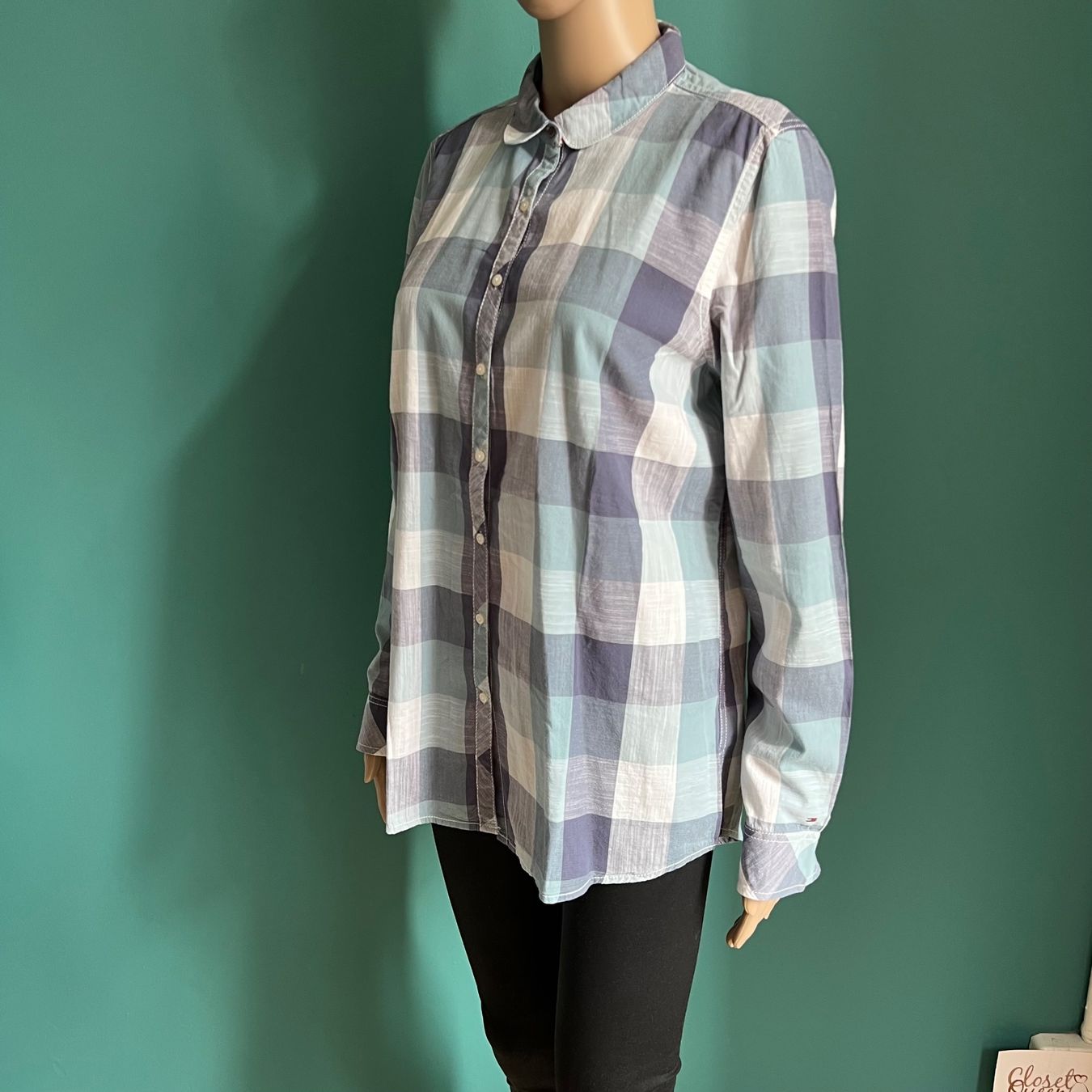 Tommy Hilfiger Camicette: HILFIGER DENIM Hemd 🩵 – Usato da zürich venduto da vintage12 1