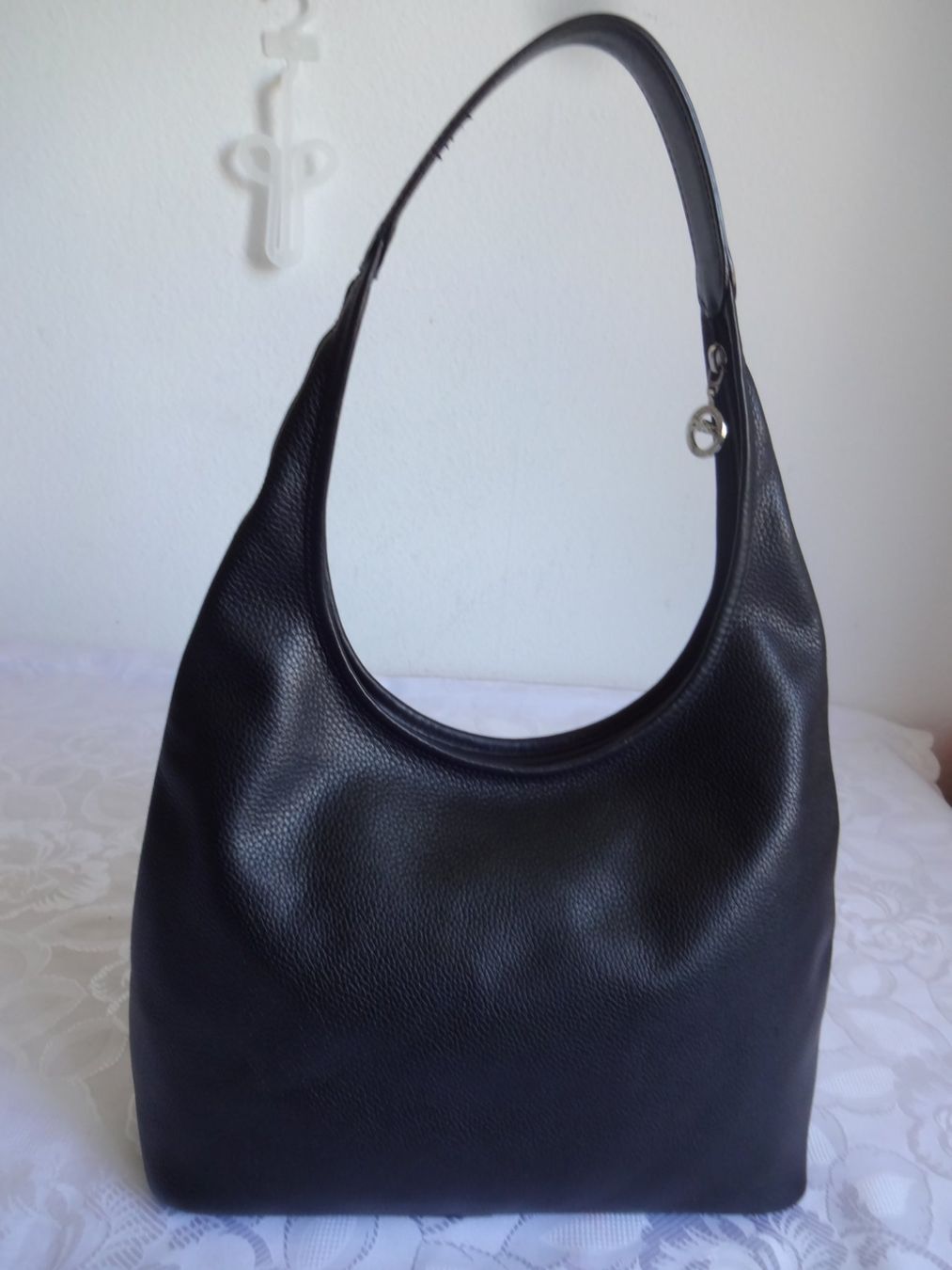 Longchamp Borse da donna: "Longchamp " Leder Schwarzes Umhängetasche – Usato da Frauenfeld venduto da Jahy 2