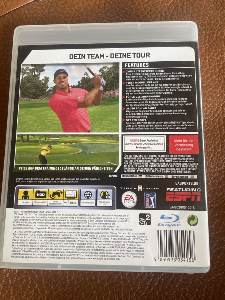 Spiele: Tiger Woods PS3 – Gebraucht aus Freidorf TG von ibipatria 1