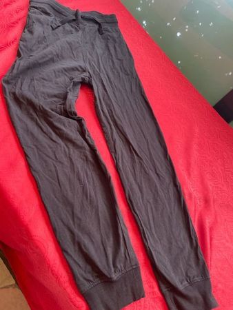Junge Trainer Pyjama Hose schwarz 164 / 100% Baumwolle