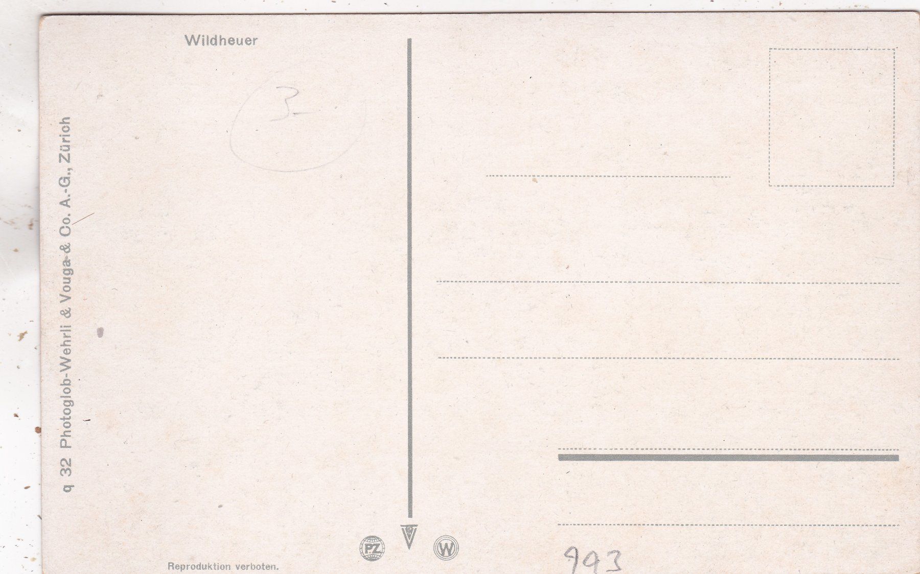 Ansichtskarten: Wildheuer – Gebraucht aus Herisau von Lisegrat2008 1