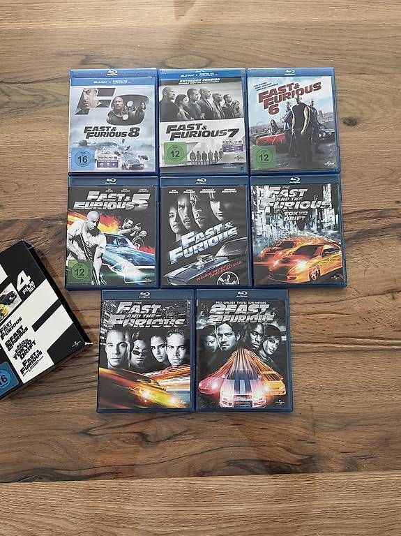 Alle DVDs: Fast & Furious 18 Blu-ray Sammlung / Box Set – Gebraucht aus Unterentfelden von Mr.Dox