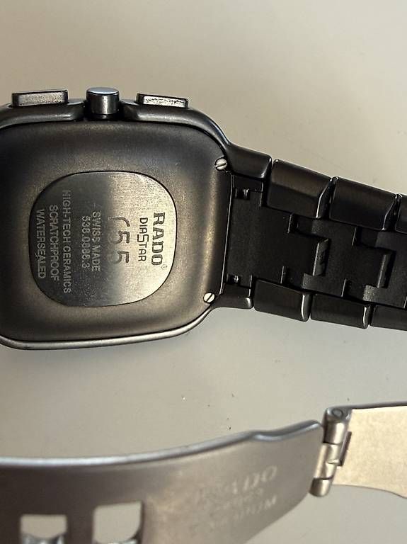 Rado Orologi: Rado r5.5 Jasper Morrison Ceramic Chronograph schwarz – Usato da Basel venduto da yamot 4