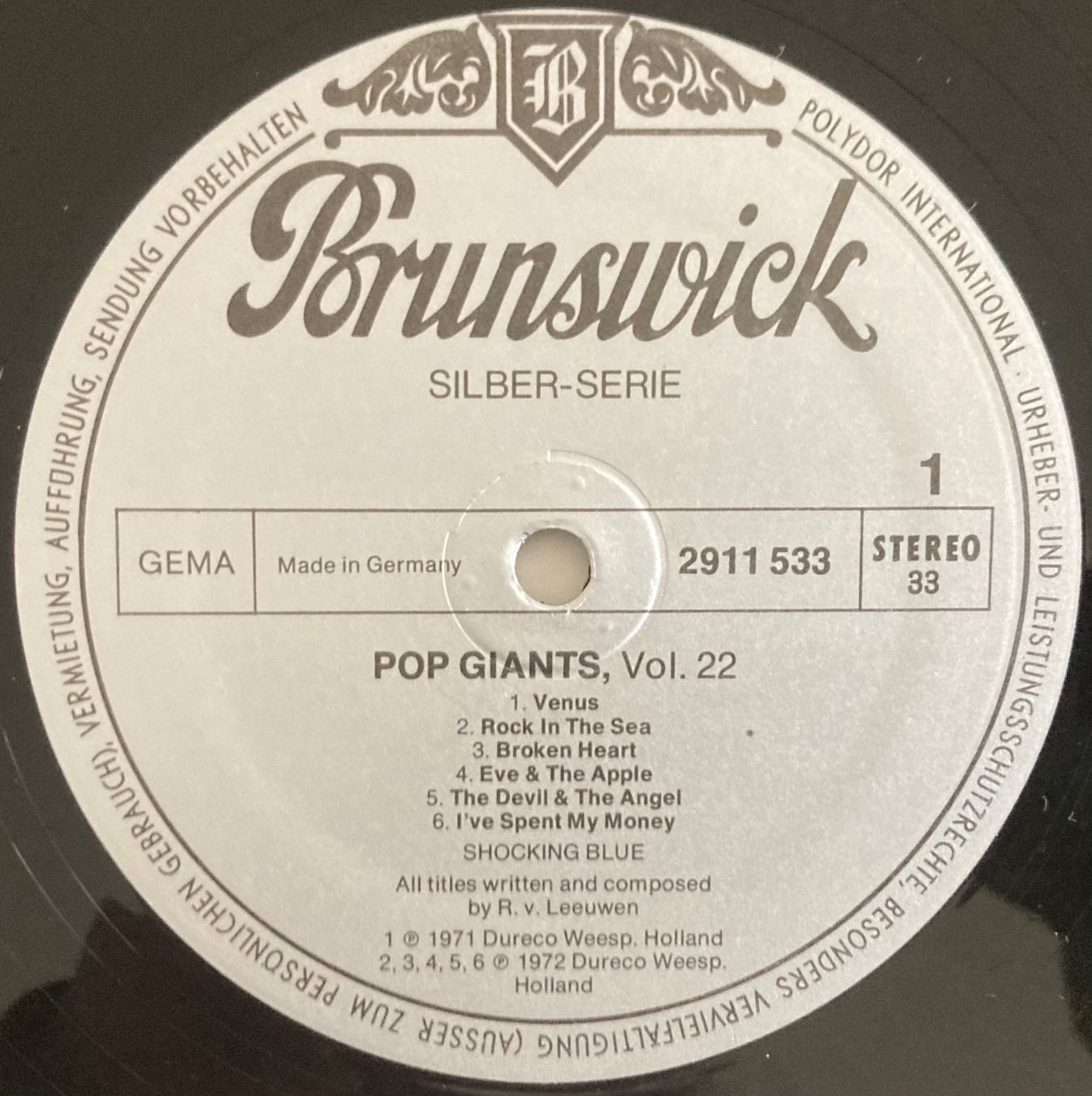 Dischi in vinile: SHOCKIN BLUE - POP GIANTS, VOL. 22 – Usato da Poliez-Pittet venduto da Newtown-Records 2