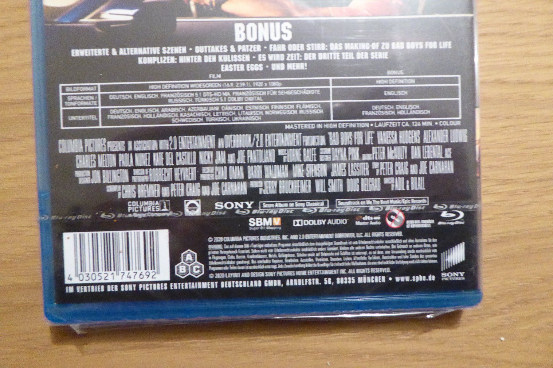 Tutti i DVDs: Bluray OVP Bad Boys for life – Nuovo e nell'imballaggio originale da Allschwil venduto da Summelsarium 3