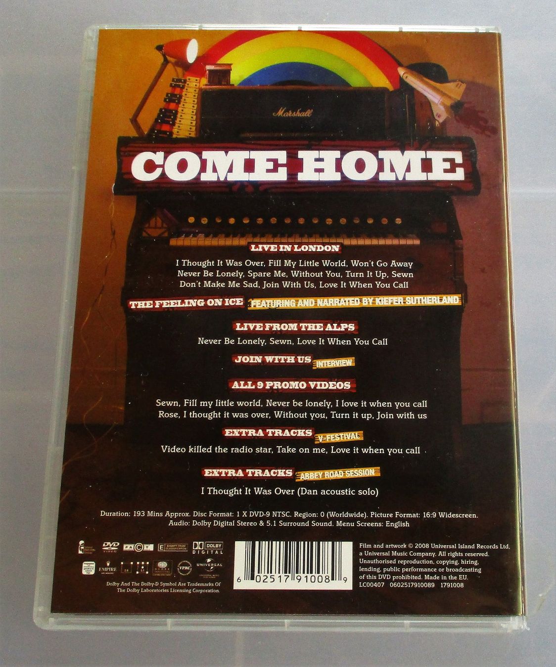 Tutti i DVDs: THE FEELING - Come Home Live DVD – Usato da Wattwil venduto da Muriel10 1