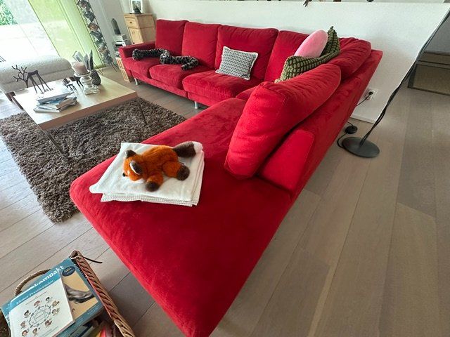 Pfister Sofas: Grosses rotes Sofa – Gebraucht aus Pfäffikon zh von sambalina 2