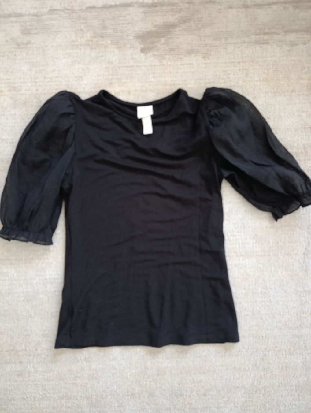 H&M T-shirt: T-SHIRT H&M NOIR XS – Usato da Sierre venduto da shirley04 1
