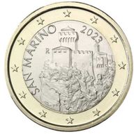 San Marino 1 Euro 2023 Festungsturm La Fratta