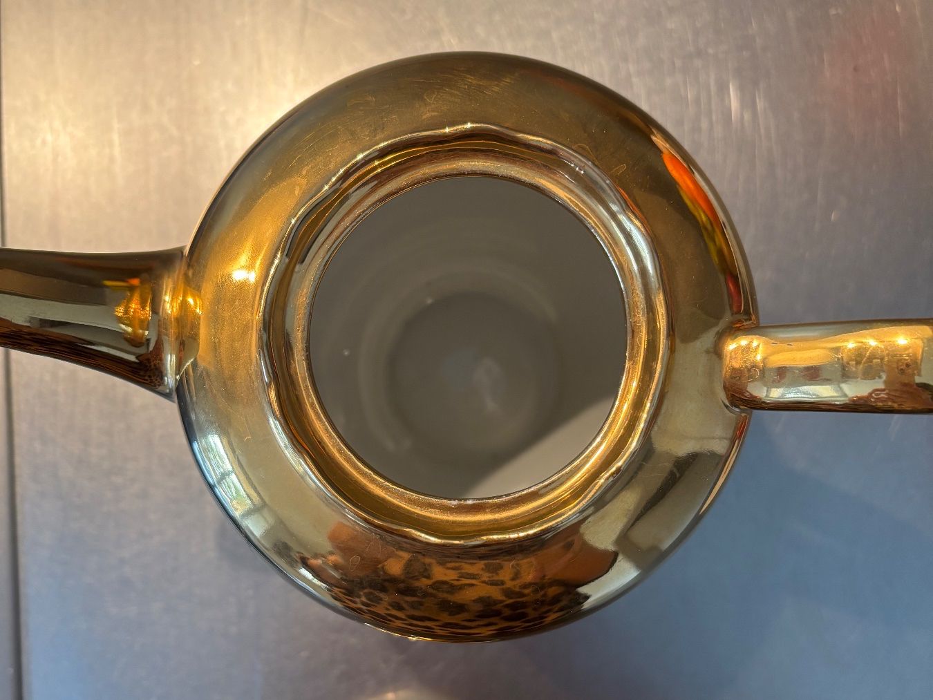 Teiere: Théière ancienne dorée – Usato da Neuchatel venduto da melagian 2