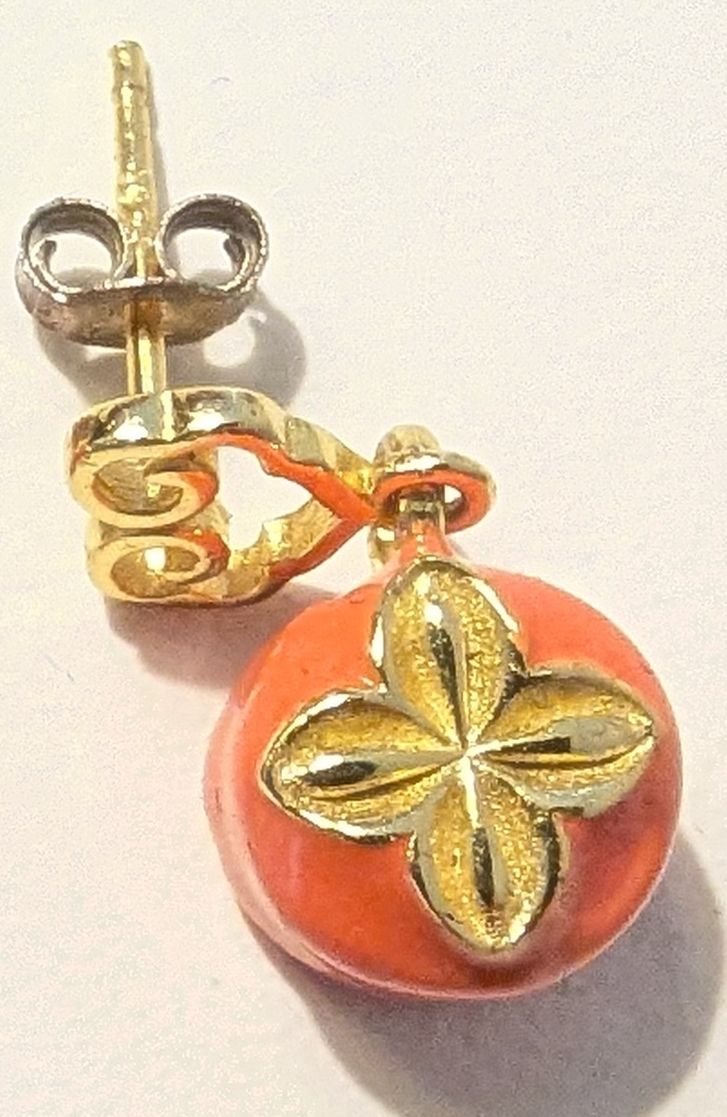Orecchini pendenti & Orecchini a lobo: boucles d'oreille fruit kaki – Nuovo (secondo la descrizione) da Peseux venduto da Alix26