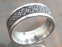 Unisex Rostfrei Stahl Ring, Gr. 16 - 21