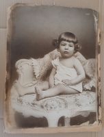 Portrait d'Enfant Géante Genève 1923 Fred BOISSONNAS Signé