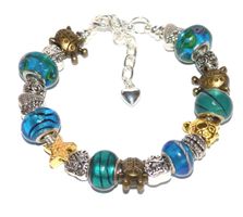ARMBAND CHAMILIA TROLLBEADS KOMPATIBEL GLÜCKSBRINGER MURANO