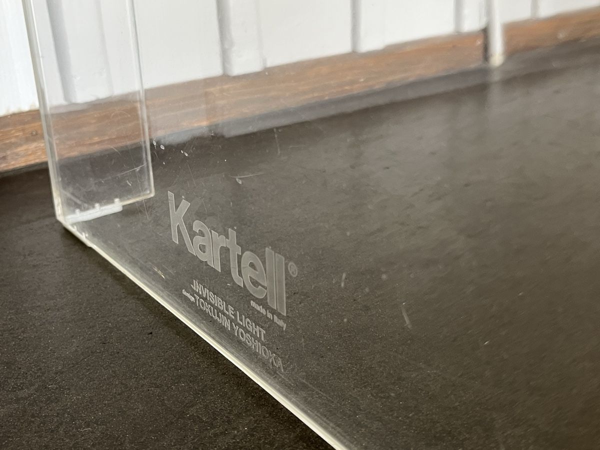 Kartell Tavoli: Kartell Invisible Side Table Designer Wohnzimmertisch – Usato da Bern venduto da ladagu 7