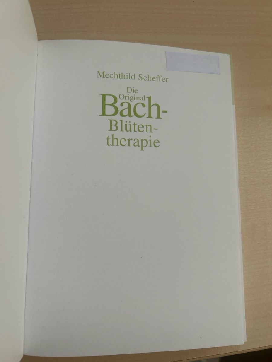 Libri: Mechthild Scheffer: Bachblütentherapie der schnelle Einstieg – Usato da Aarau venduto da R-O-G-E-R 1