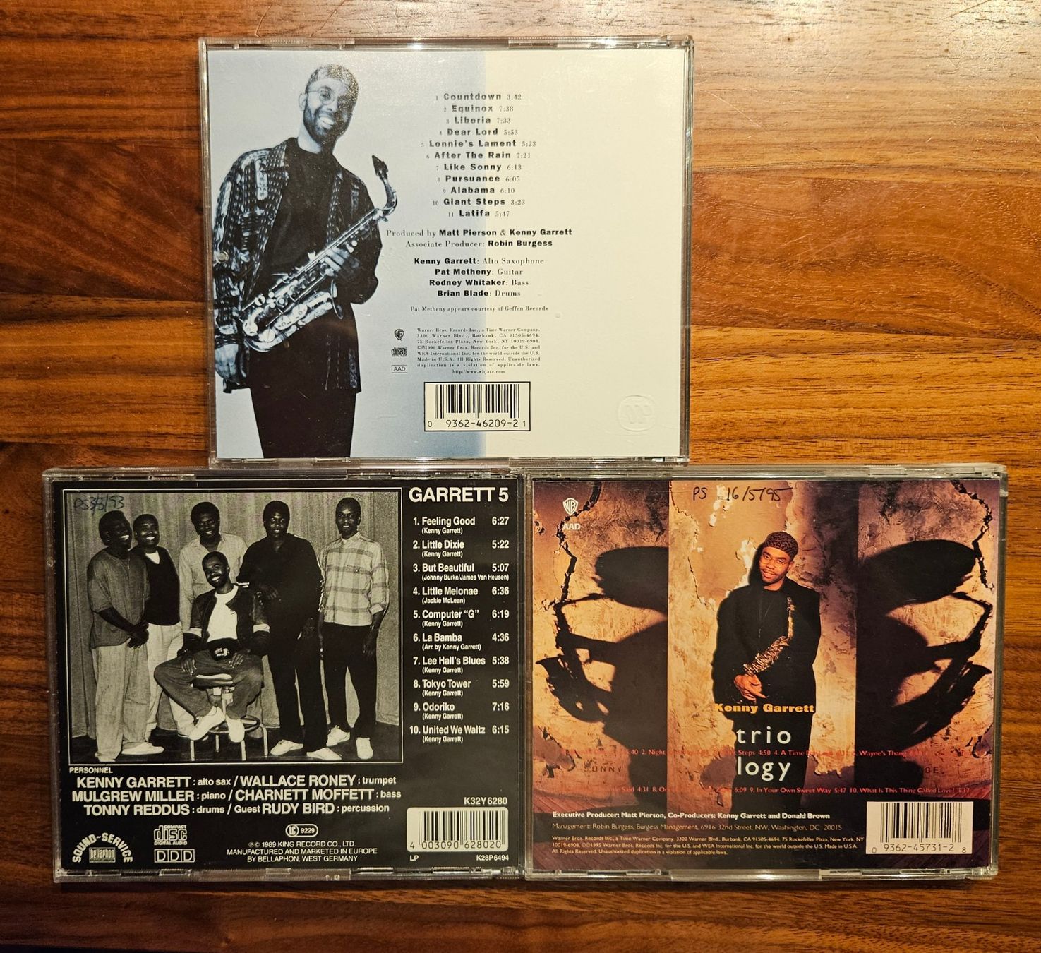 CD: 3 Jazz CDs: Kenny Garrett – Usato da Zürich venduto da phillyboy2007 1