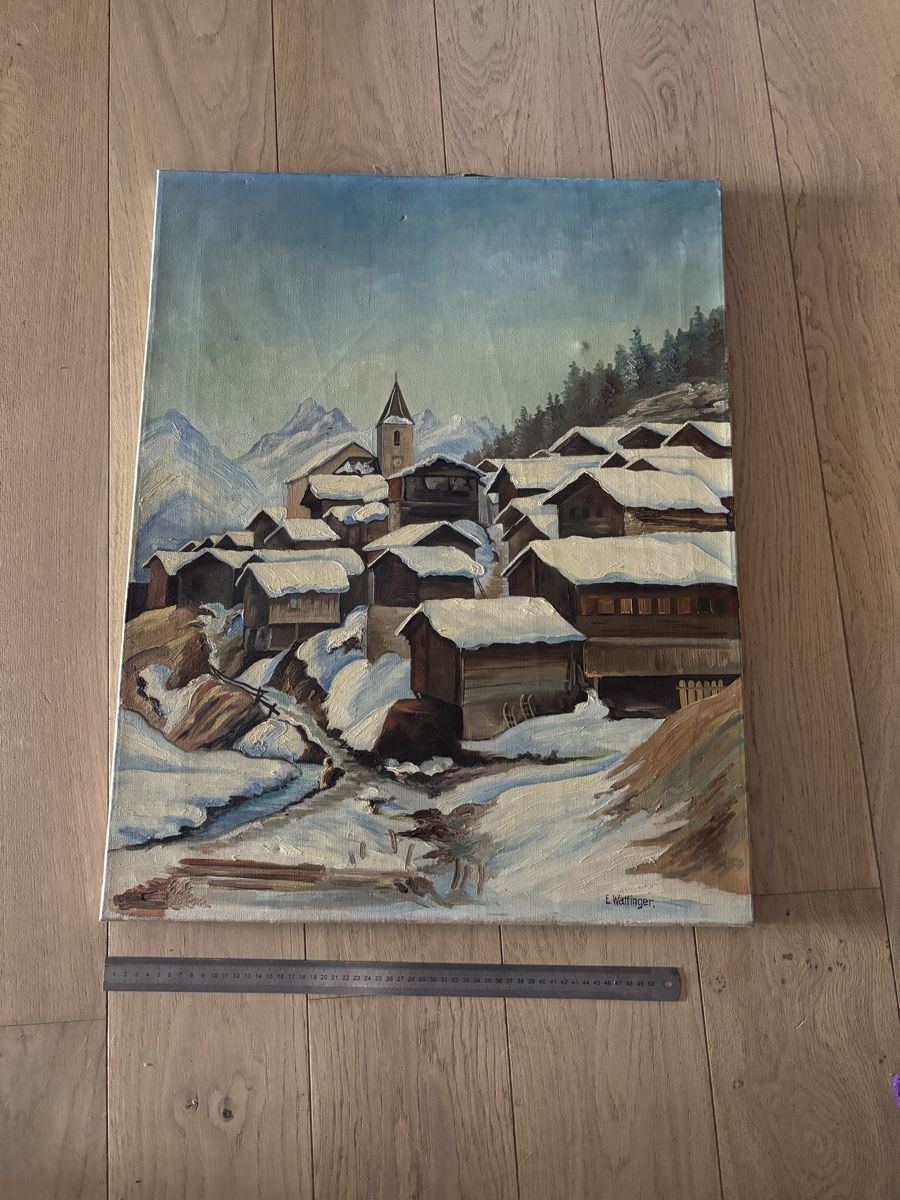 Tableaux: Tableau E. Wattinger – D'occasion à Estavayer-le-Lac par bde_mc5x