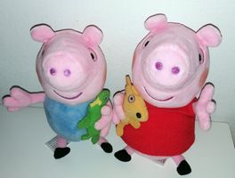 Peppa Wutz Plüschtiere - Peppa und Schorsch
