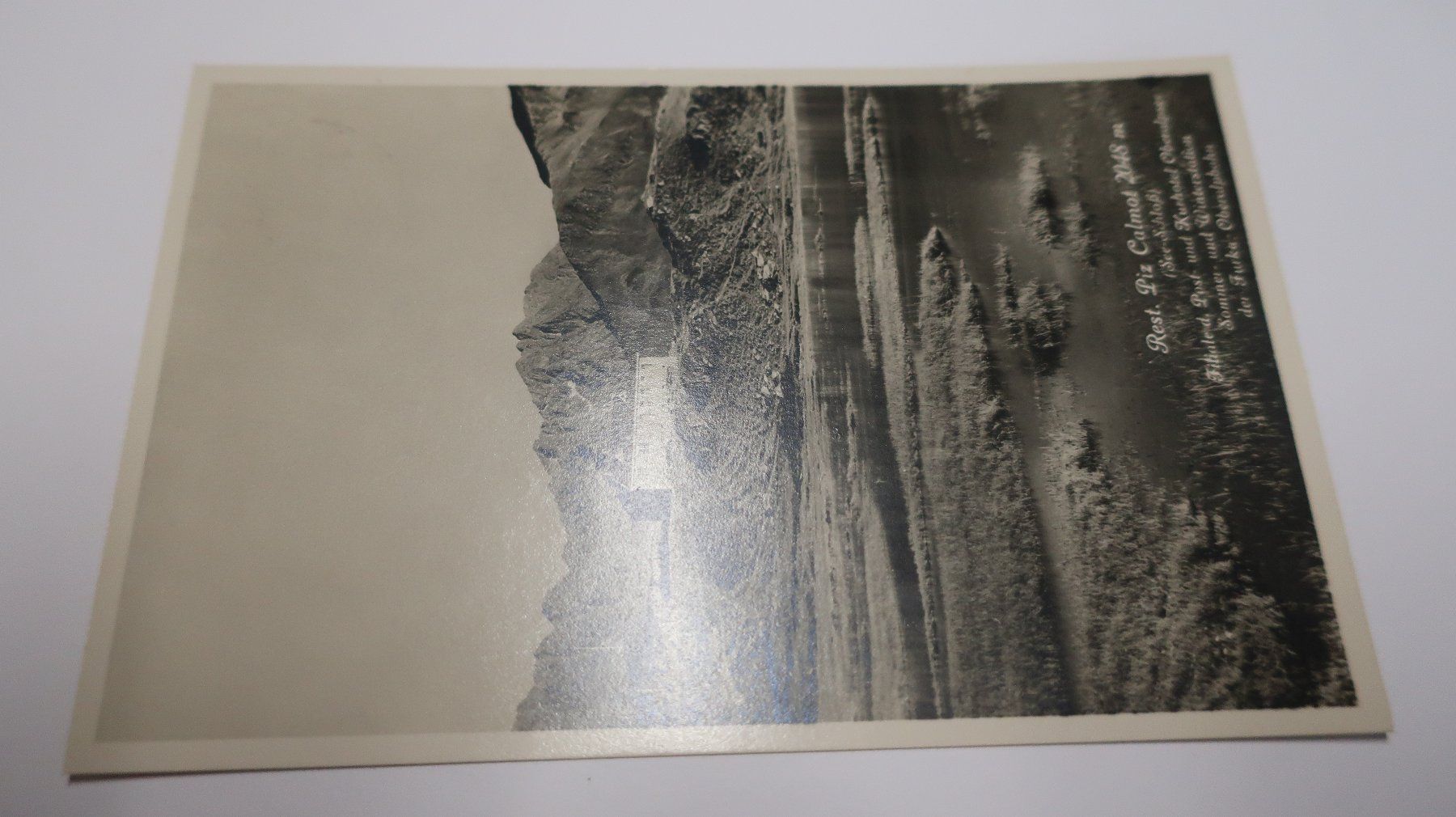 Cartoline postali: Rest. Piz calmot  1939 – Usato da Cormoret venduto da Pascalll2001 1