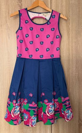 Yumi Kleid Bunt Grösse 38 mit starken Farben Muster