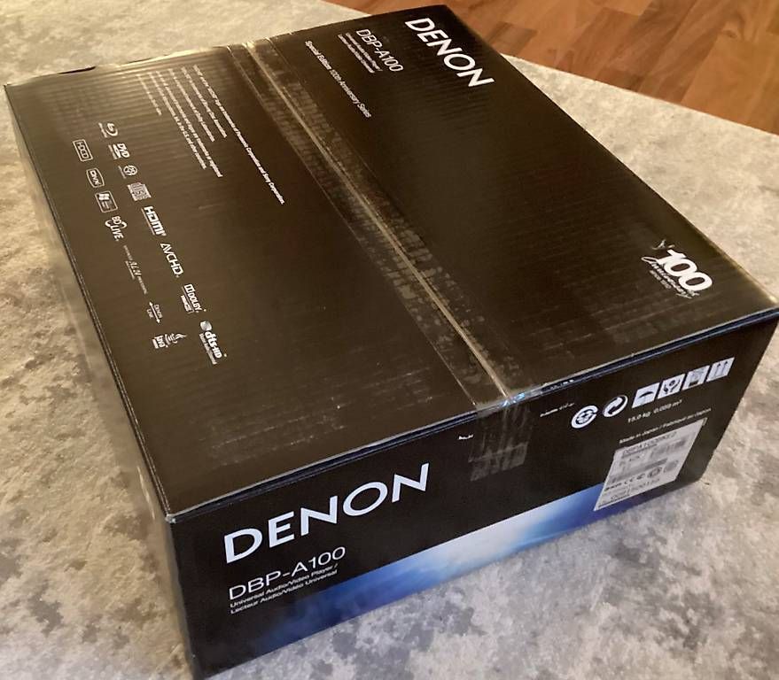 Denon Multimediaplayer & Streamer: Denon DBP-A100 Blue-Ray Player Schwarz Fabrikneu – Neu und originalverpackt aus bottighofen von mar_j5gb