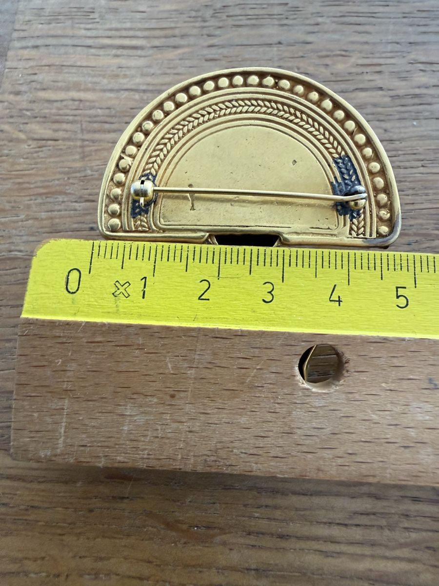 Spille & Fermagli: Brosche Inka Messing oder sowas. Top Zustand! – Usato da Goldach venduto da Messerguru 4