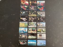 TAXCARD Swisscom 18 séries complètes de 3 cartes