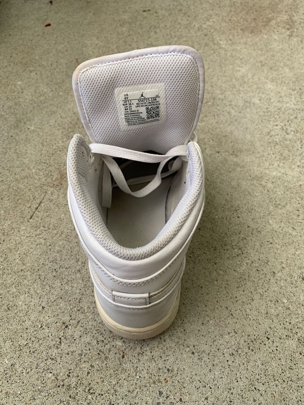 Jordan Scarpe da uomo: Schuhe AIR Jordan 1 weiss original – Usato da zürich venduto da fige02 3