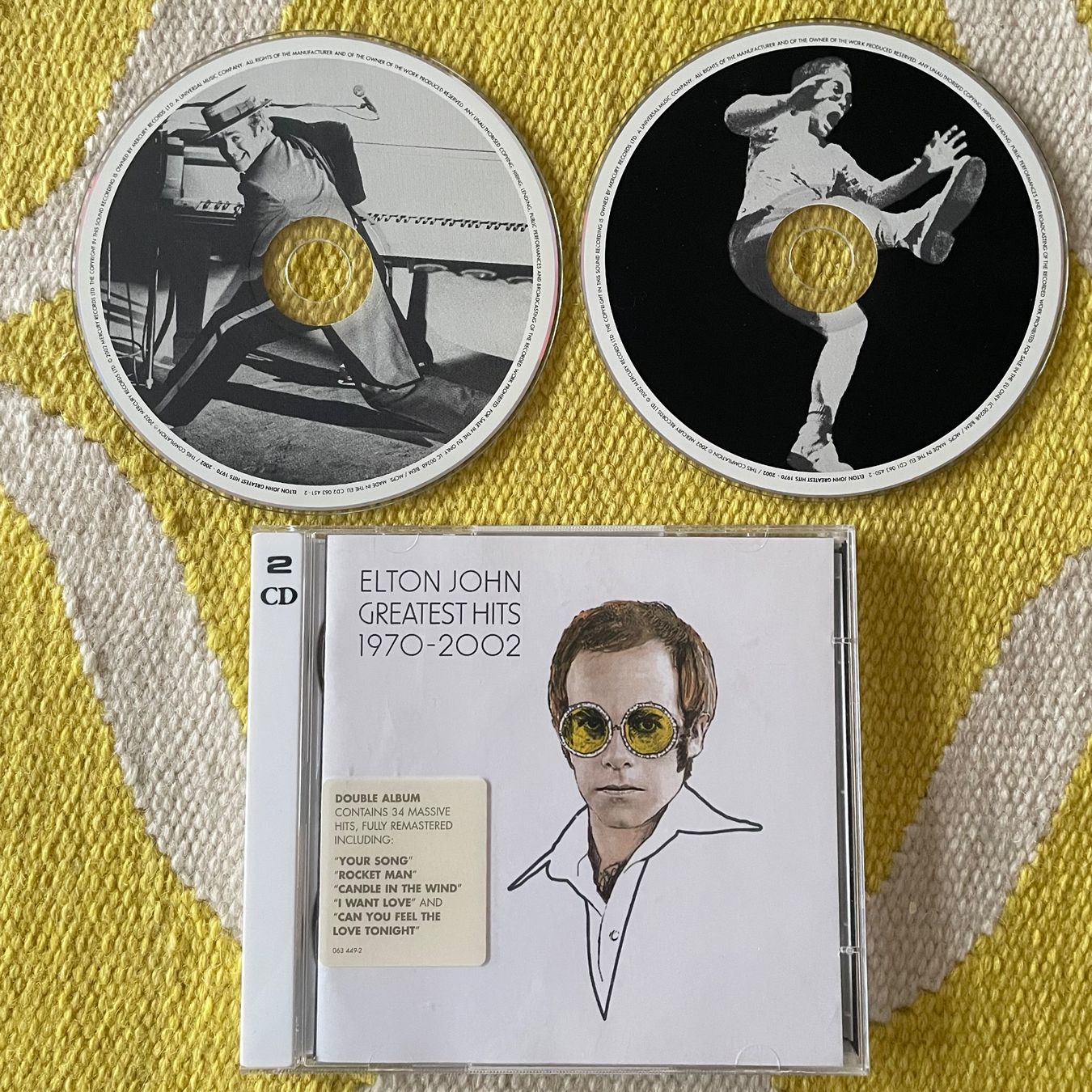 CDs: ELTON JOHN-2CD GREATEST HITS 1970-2002 – Gebraucht aus Rorschacherberg von CD-Roli
