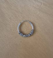 Boucle d'oreille en argent