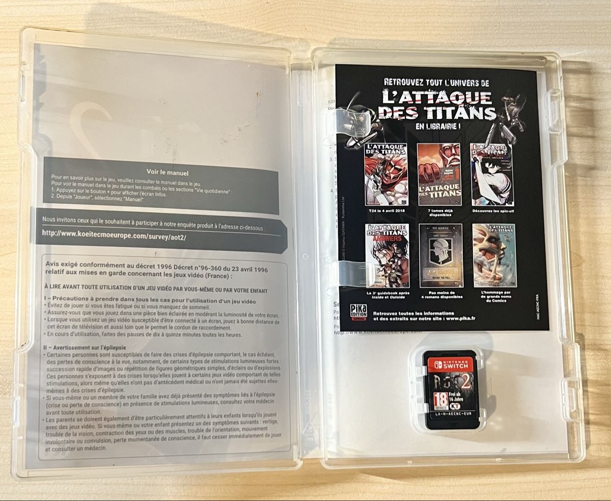 Nintendo Giochi: Attack on Titan 2 – Usato da Grandevent venduto da David28313 2