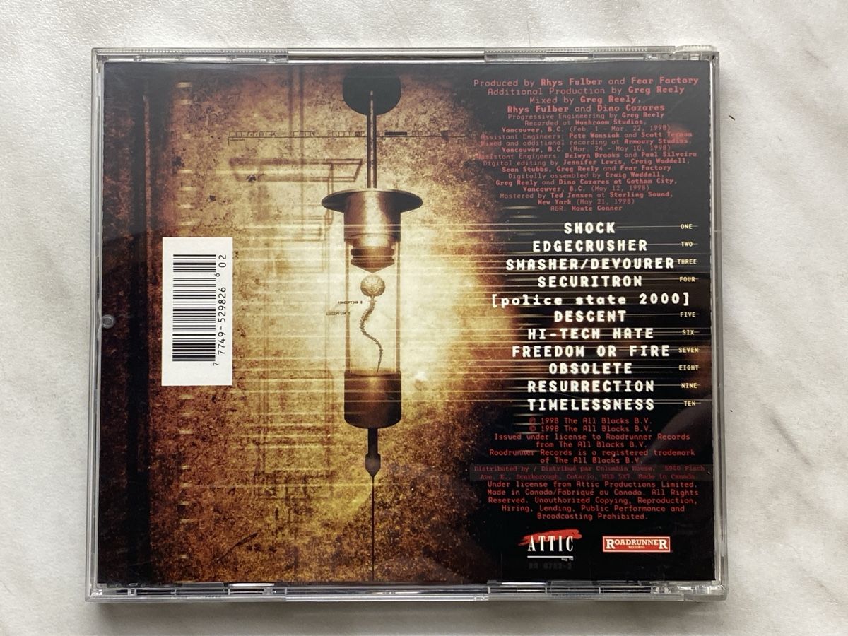 CDs: Fear Factory Obsolete – Neu (gemäss Beschreibung) aus Aigle von St_anger 1