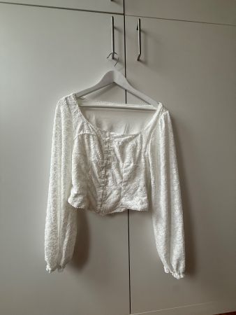 Weisse Bluse