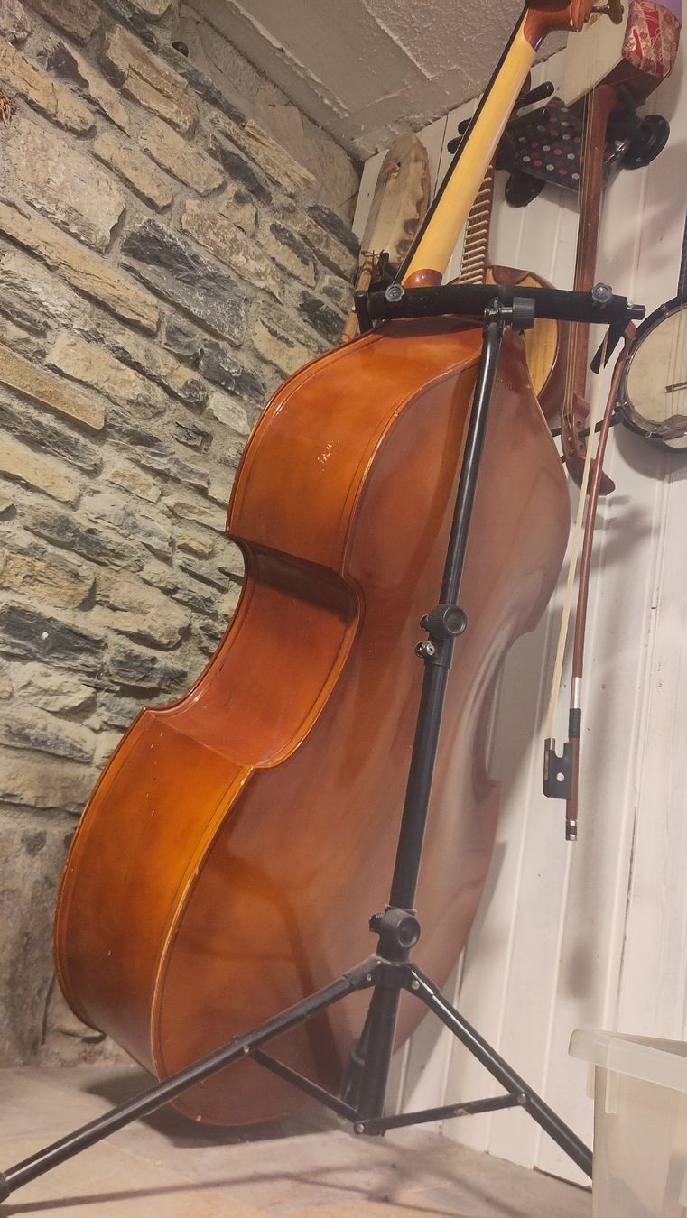 Musikinstrumente: 3/4 (standard) double bass and bow – Gebraucht aus Botyre (Ayent) von luc_pq28 5