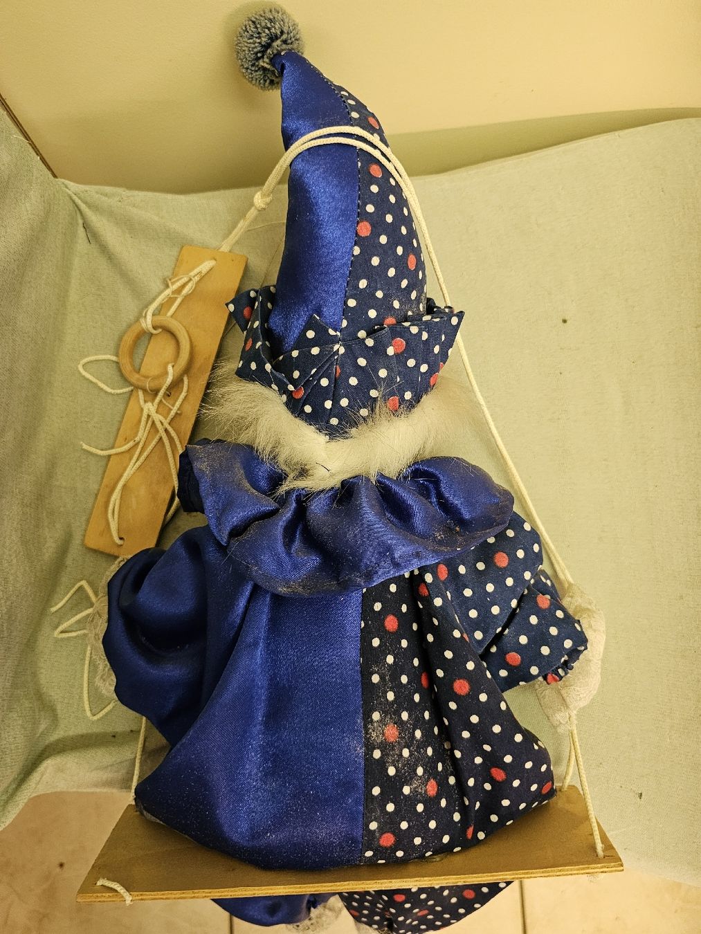 Bambole: Clown-Puppe im Harlekin-Stil – Usato da Meisterschwanden venduto da Hummer21 2