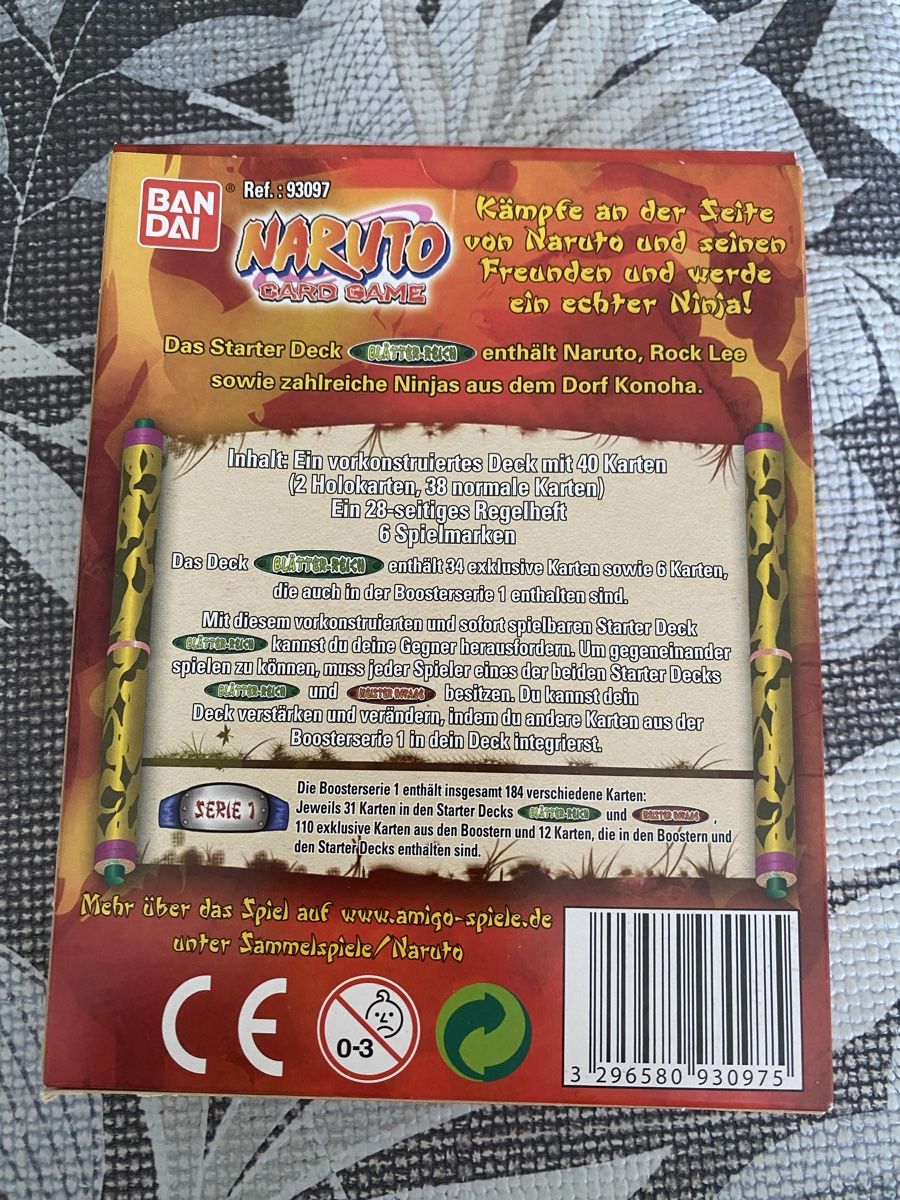Spiele: Naruto Card Game Starter Deck Blätter-Reich – Neu (gemäss Beschreibung) aus Zollikofen von Shiraga 1