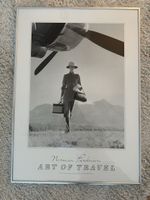 Norman Parkinson "Art of Travel" Poster ,gerahmt, Vintage