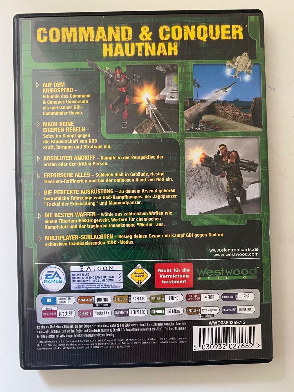 Giochi: Command & Conquer Renegade für PC – Usato da Ringgenberg BE venduto da Republic_Of_Gamers 1