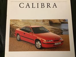 Opel Calibra Verkaufsprospekt 20 Seiten Dezember 1991