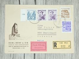CL14 Enveloppe + Timbre Autriche 1968