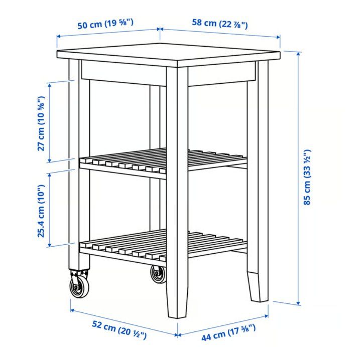 Ikea Scaffali: Servierwagen Ikea – Usato da Luzern venduto da JasFel 5
