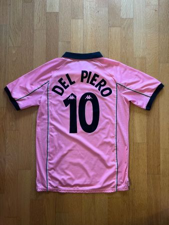 Juventus Trikot – Del Piero – Kappa – rosa  – Grösse L
