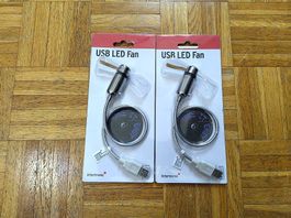 1x oder 2x USB LED Fan Ventilator