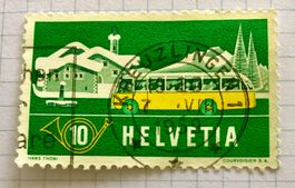  Nr.314 mit Stempel Sondermarken Alpenpost  Kreuzlingen   
