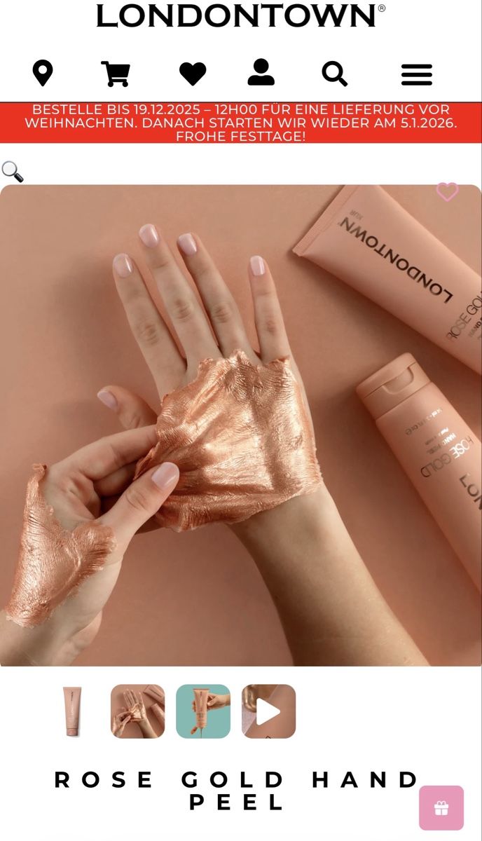 Idratazione: Londontown hand cream peeling – Nuovo e nell'imballaggio originale da Lausanne venduto da Meganelausanne 1