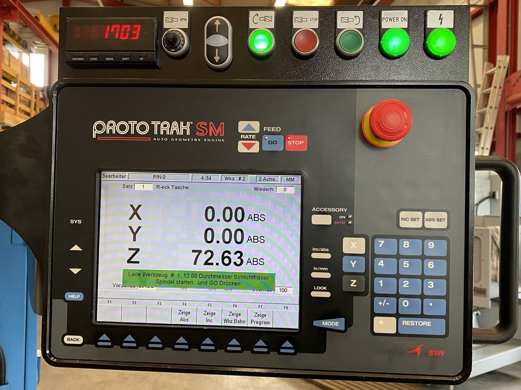 Tutte le macchine: Fäsmaschine mit Prototrak Zyklussteuerung, manuell oder CNC – Usato da Fislisbach venduto da ProtoTrak 4
