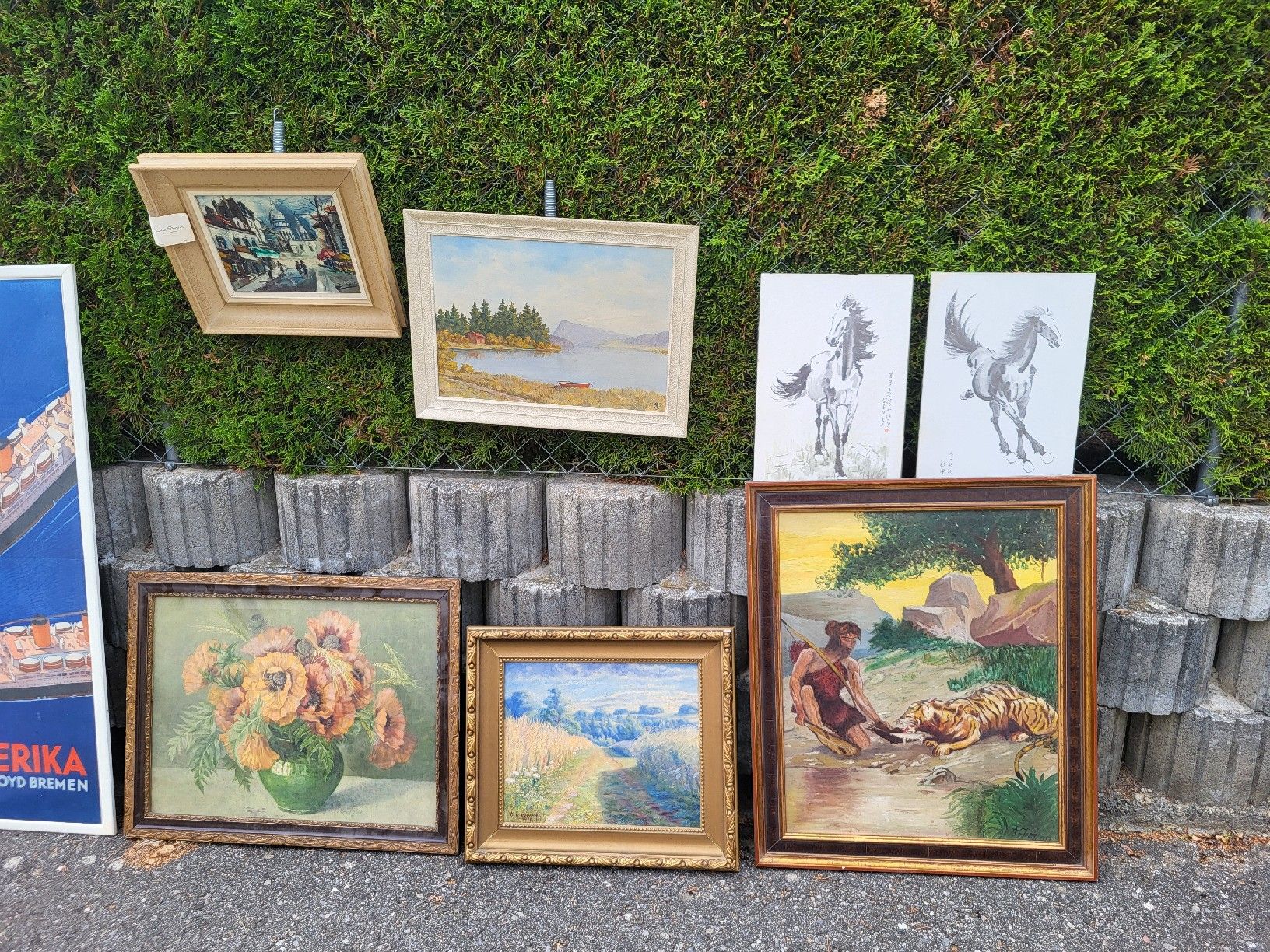 Dipinti: 1 lot de tableaux -  peintures - affiche – Usato da Bossonnens venduto da nafnaf2018 1